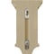 Ekena Millwork 5"W x 5"D x 9"H Arts and Crafts Corbel, Rubberwood COR05X05X09ARRW - alternate 3